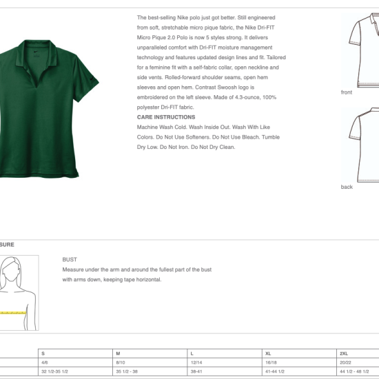 Nike Women's Dri-FIT Micro Pique 2.0 Polo